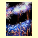Fireworks 4th of July postcards