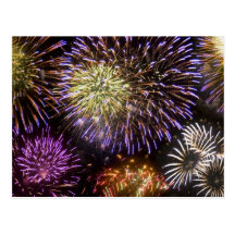 Fireworks (8) postcard