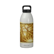 Fireworks Gold Water Bottle