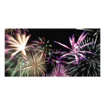 Fireworks Grand Finale Personalised Photo Card
