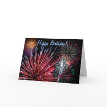 Fireworks, Happy Birthday! Cards