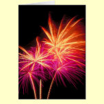 Fireworks Independence Day Card cards