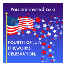 Fireworks Party Invitation