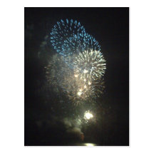 Fireworks Post Card