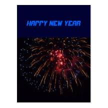 Fireworks Postcard