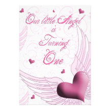 First Birthday - OurLittle Angel Personalized Invitations