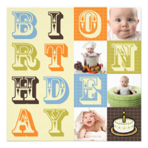 First Birthday Party Invitations