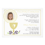 First Communion Photo Invitation