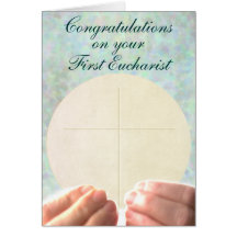 First Eucharist Greeting Card