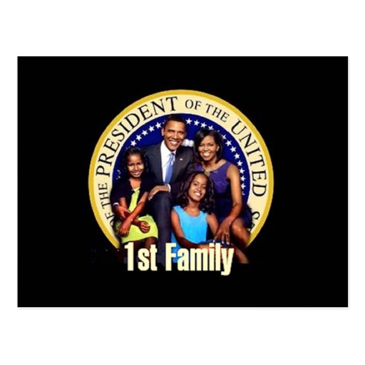 FIRST FAMILY Postcard