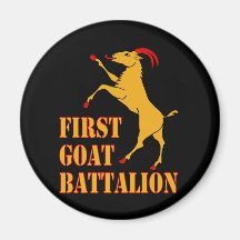 First Goat Battalion Refrigerator Magnets