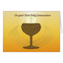 First Holy Communion Greeting Card