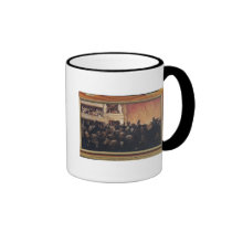 First Night at the Comedie Francaise in 1885 mugs