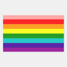 First Rainbow Gay Pride Flag Sticker