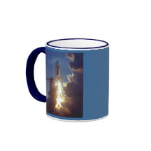 First Shuttle Launched Coffee Mug