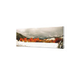 First snow in Grand Teton National Park Stretched Canvas Prints
