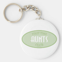 First Time Aunts Club (Green) Key Chain