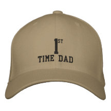 First Time Dad embroidered hat