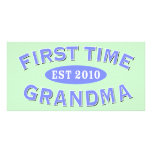 First Time Grandma 2010 Personalized Photo Card
