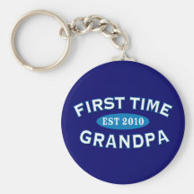 First Time Grandpa Keychains