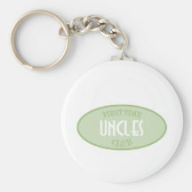 First Time Uncles Club (Green) Keychain