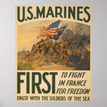 First To Fight in France Print