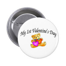 First Valentines Day Button