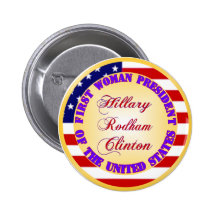 First Woman Pinback Buttons