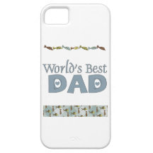 Fish and Ties World's Best Dad iPhone 5 Case