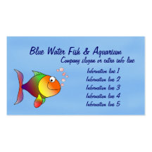 Fish Aquarium Business Card