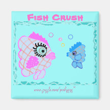 Fish Crush Refrigerator Magnets