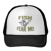 Fish Fear Me T-shirts and Gifts Hat