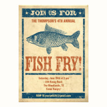 Fish Fry Invitations invitations