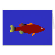 fish greeting card