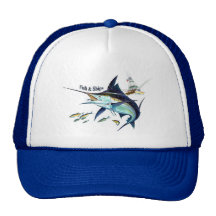 fish n ships mesh hat