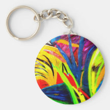 FISH POND, JERUSALEM by Michelle Katz  2009 Keychains