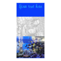 Fish tank 2, Your text here photo card