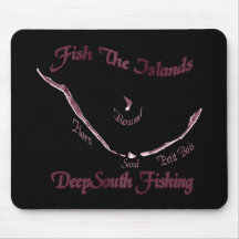 Fish The Islands Collection by FishTs.com Mouse Mats