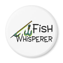 Fish Whisperer Refrigerator Magnets