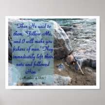 Fisher of Men (Mat 4:19-20) Posters