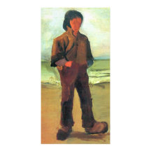Fisher on the shore by Vincent van Gogh Personalized Photo Card