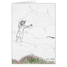 Fisherman Greeting Card