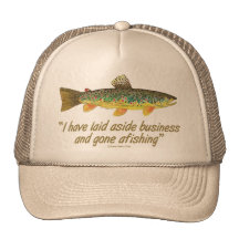 Fisherman Quote Hat
