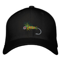 Fisherman's Jig Emboidered Cap Embroidered Baseball Caps