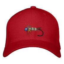 Fisherman's Jig Emboidered Cap Embroidered Baseball Cap