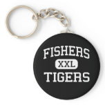 Fishers - Tigers - High School - Fishers Indiana Keychains