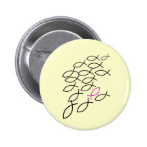 Fishes Pinback Button
