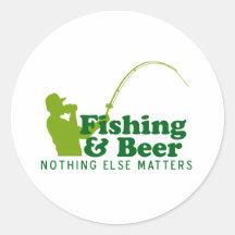 Fishing and Beer Stickers