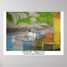 Fishing boat - Peggy's Cove.. Posters