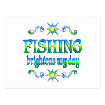 Fishing Brightens Post Cards